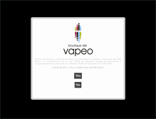 Tablet Screenshot of boutiquedelvapeo.com